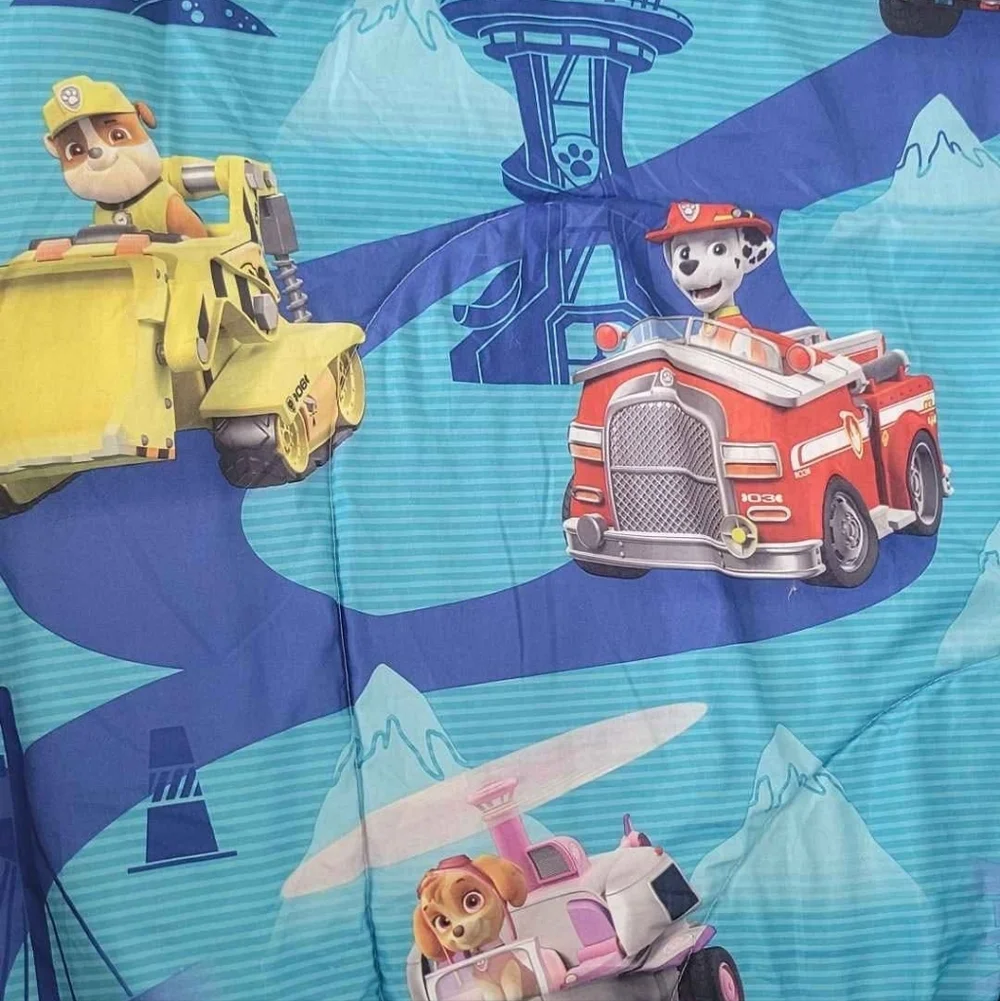 Paw Patrol Full reversible Comforter, Fitted Sheet, Flat Sheet, 2 Pillowcases,